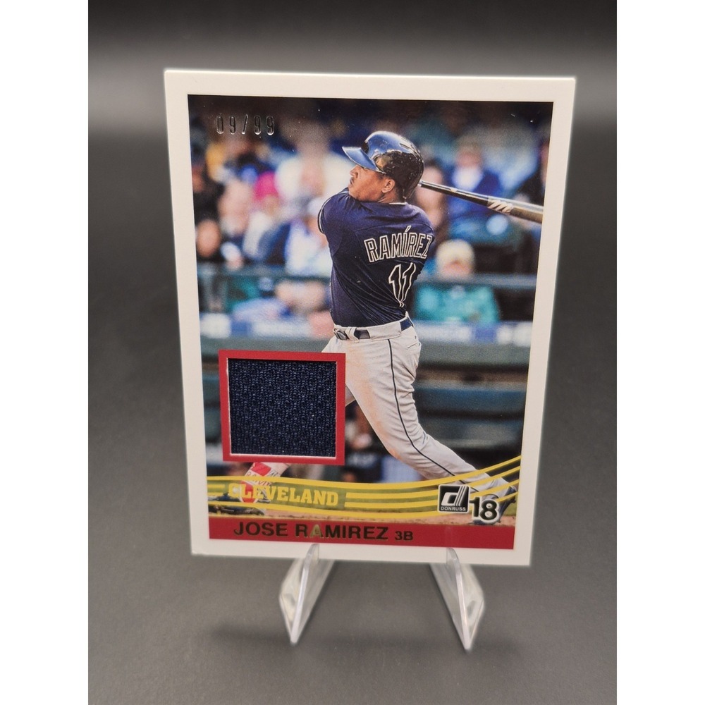 2018 Panini Donruss Jose Rameriz #R84-JR Retro 1984 Jersey Gold /99 SP See Pics
